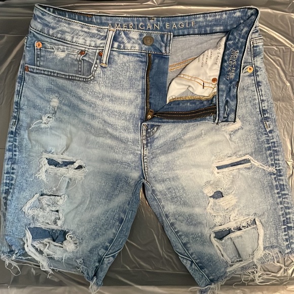 American Eagle Athletic Jean Shorts US 29 - Picture 2 of 2